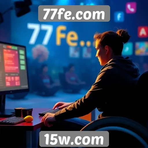 Acessibilidade e inclusão no site de jogos 77fe.com